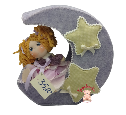 Fatina con Luna Luminosa Campione Realizzato  Gogolandia