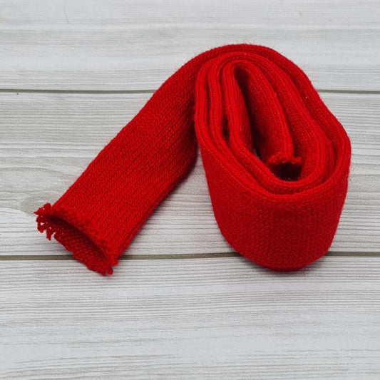 Wool Tubular 3cm Red