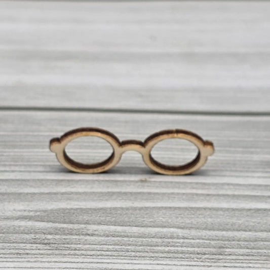 Occhiali Ovali Legno 4cm