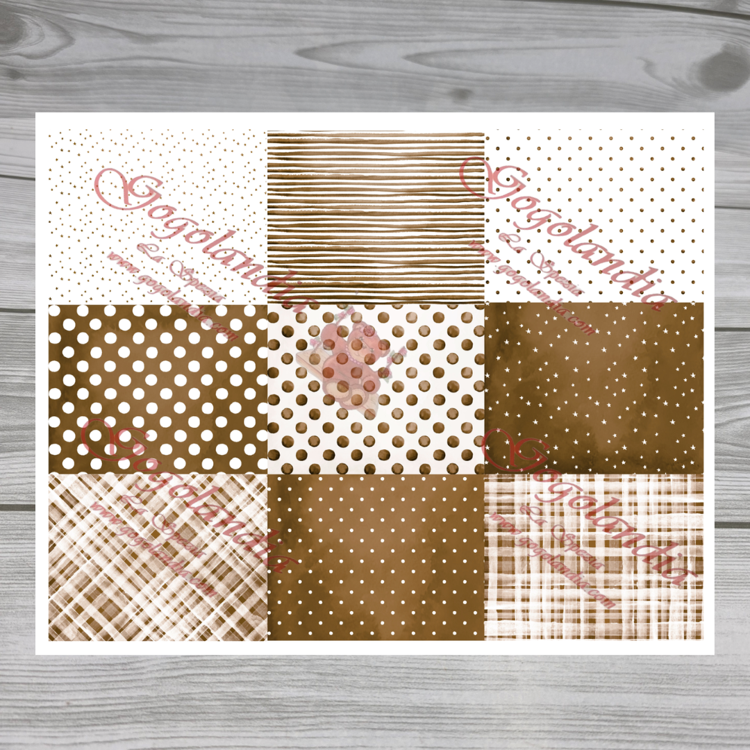 Pannolenci Patchwork Marrone Gogolandia