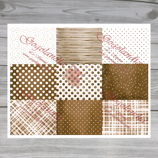 Pannolenci Patchwork Marrone Gogolandia