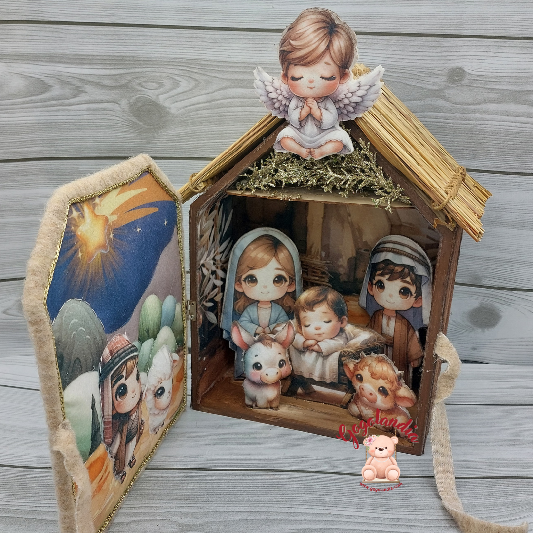 Presepe in scatola Campione Realizzato Gogolandia
