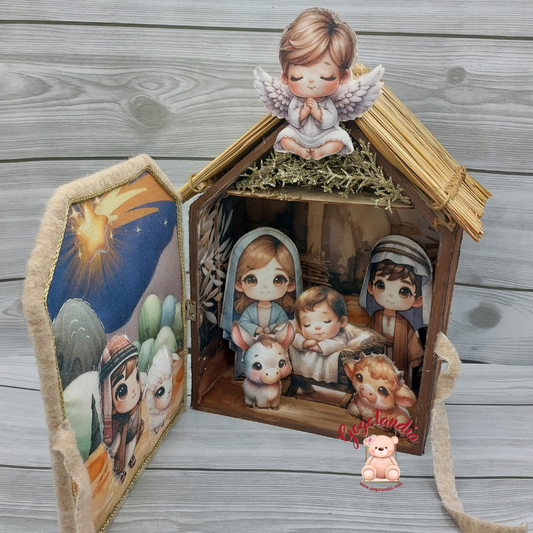 Presepe in scatola Campione Realizzato Gogolandia
