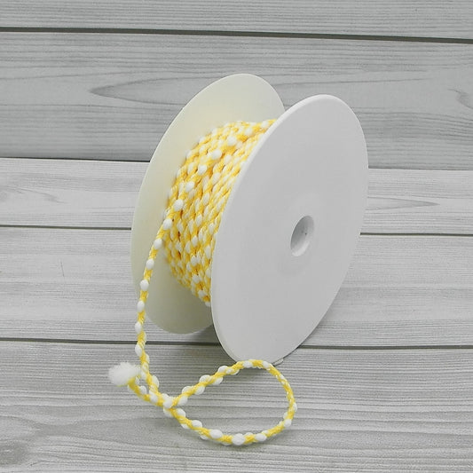 Nastro Pallini Giallo 5mm Gogolandia