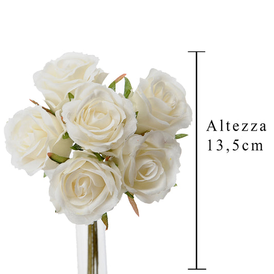 Rose 6 Pezzi Cream 13,5cm