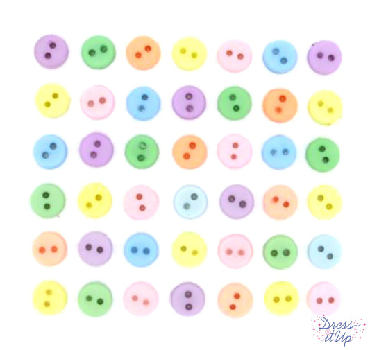 Boutons ronds pastel MM