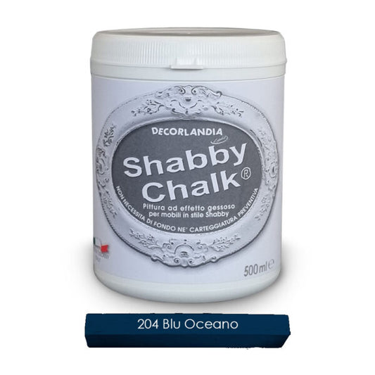 Shabby Chalk 204 Blu Oceano Decorlandia