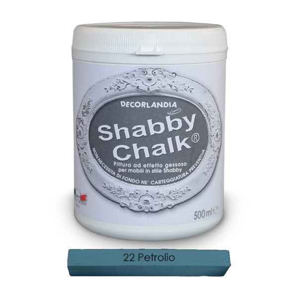 Shabby Chalk 22 Petrolio Decorlandia