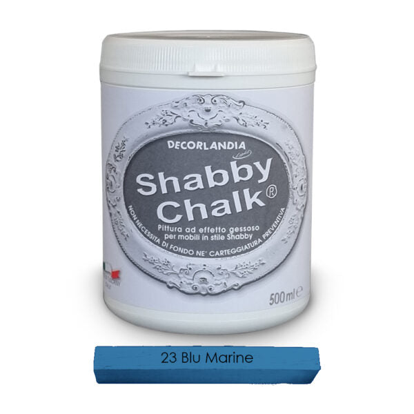 Shabby Chalk 23 Blu Marine Decorlandia
