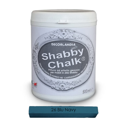 Shabby Chalk Navy Blue 26