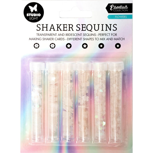 Set of 6 Iridescent Shaker Sequins