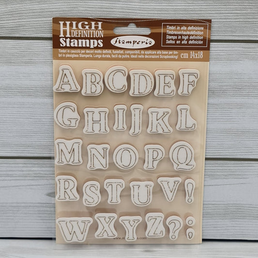 Tampon HD Stamperia Alphabeto Code WTKCC159