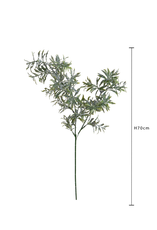 Mini Ruscus branch with Neve Green Code XH370